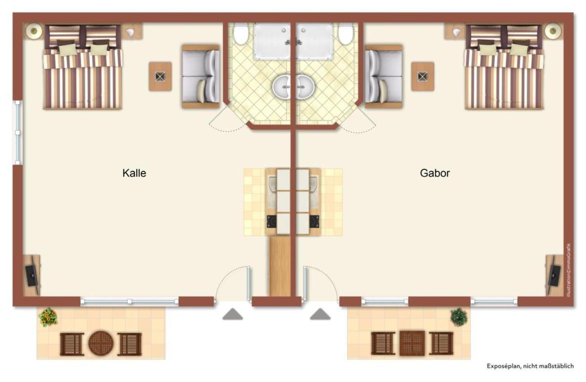 Haus Vier Freunde, Gabor Διαμέρισμα Ρόστοκ Εξωτερικό φωτογραφία